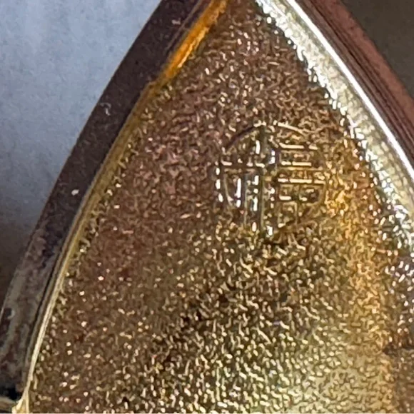 Gold plated Fortune Cookie box - Picture 3 of 8